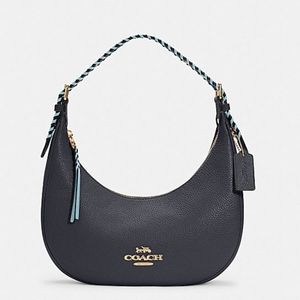Coach bailey hobo in midnight blue waterfall